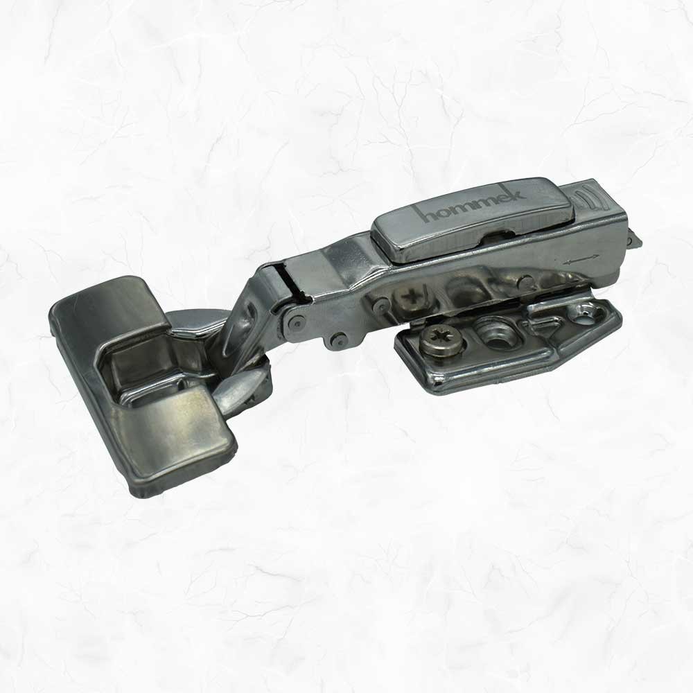 SS 3D Hydraulic Hinge (5 Hole) - Steel Finish