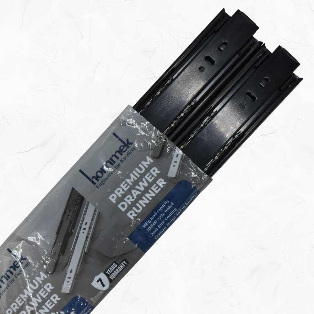 Standard Drawer Runner - Black (62 gram)