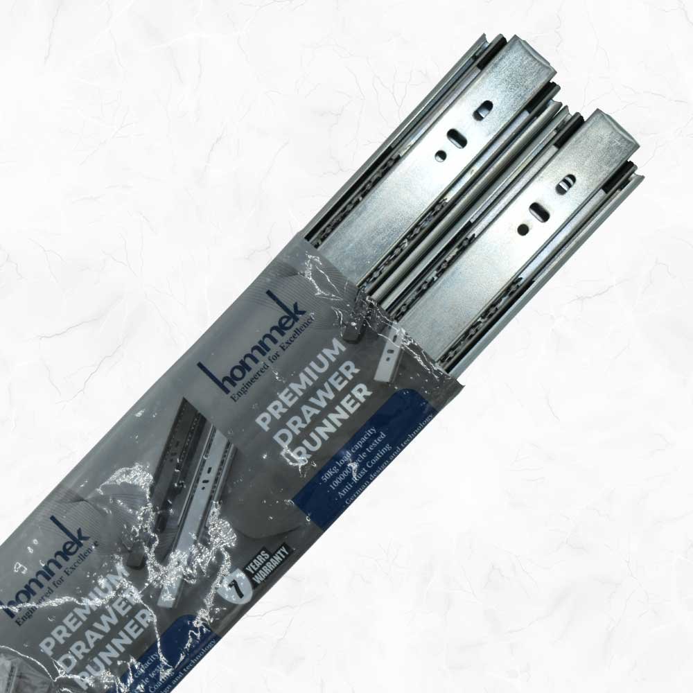 Standard Drawer Runner - Zinc (62 gram)