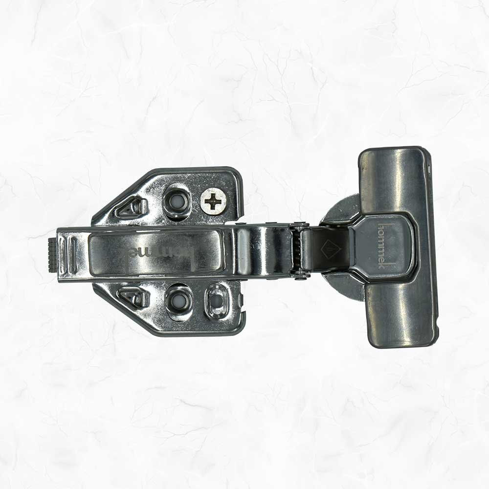 SS 3D Hydraulic Hinge (5 Hole) - Steel Finish
